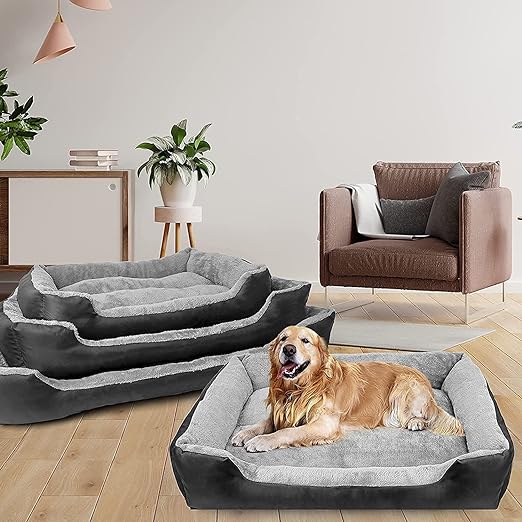Polyester Dog Bed & Cat Bed  Machine Washable(Reversible)